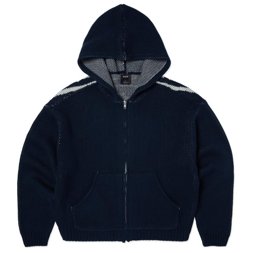 Huf Ανδρική πλεκτή ζακέτα Token Zip Hooded Sweater